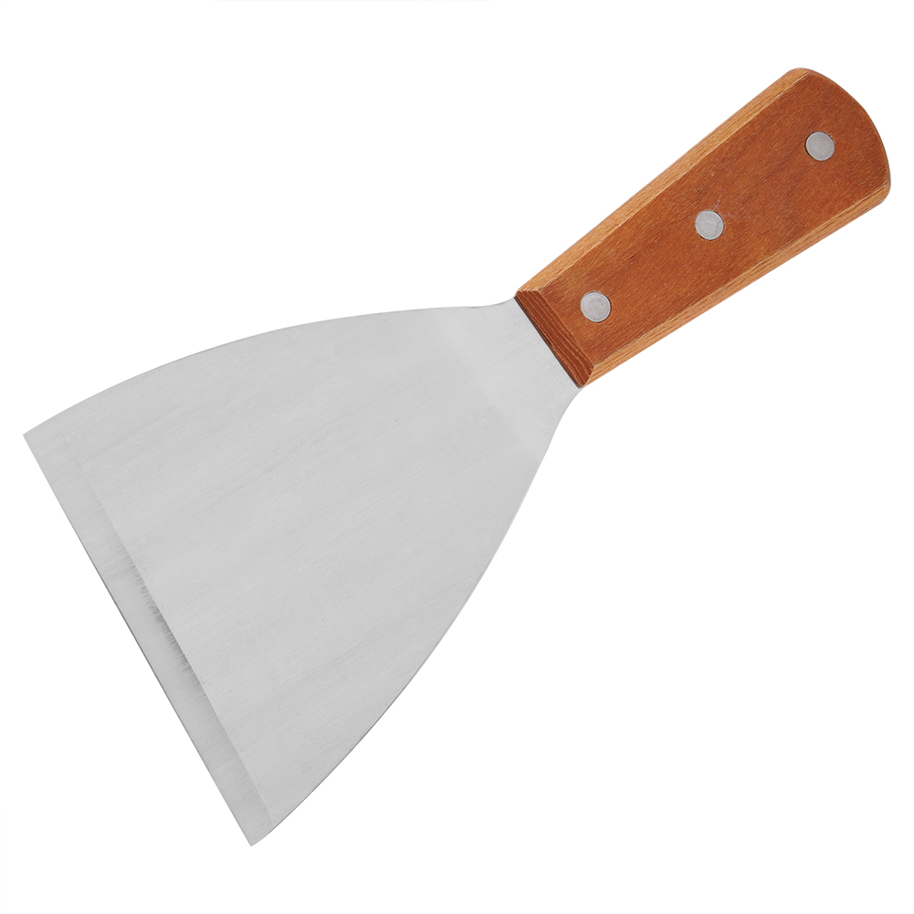 ステンレス鋼のバーベキューグリル,焦げ付き防止,耐熱性 - Okonomiyaki Spatula のレビューと価格