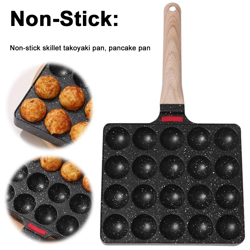たこ焼き器 20個型 たこ焼きメーカー スキレット アルミ合 - Takoyaki Grill Plate のレビューと価格