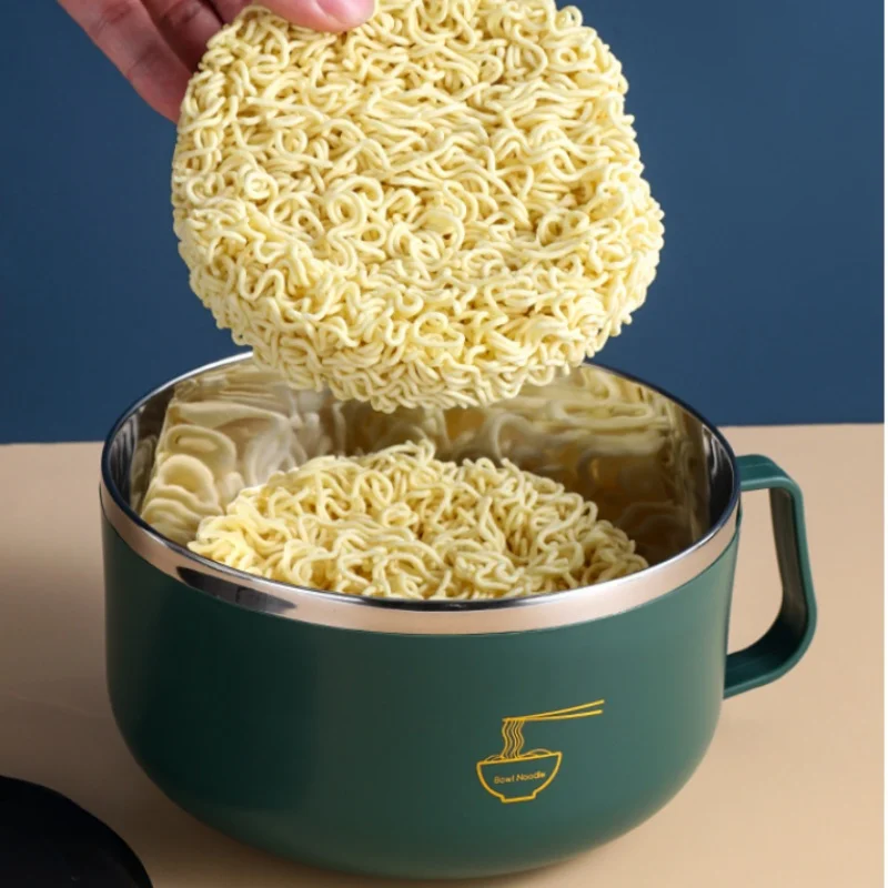 ラーメンボウル 304 ステンレス鋼製麺ボウル 蓋付き 耐熱 - Dim Sum Basket のレビューと価格