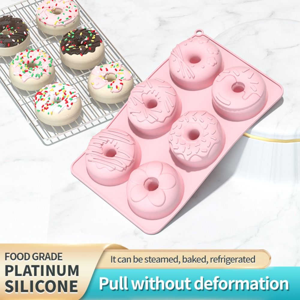 シリコン製ドーナツ型 ノンスティック 耐熱性 ケーキ型 食品 - Donut Mold Silicone のレビューと価格