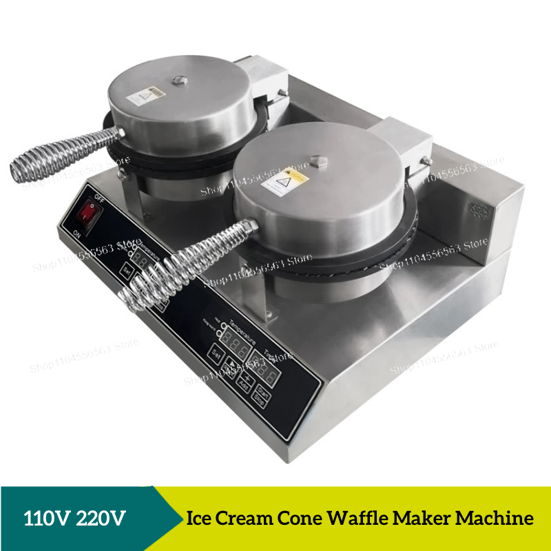 220V アイスクリームコーン＆ワッフルメーカー 家庭用DI - Waffle Cone Maker のレビューと価格